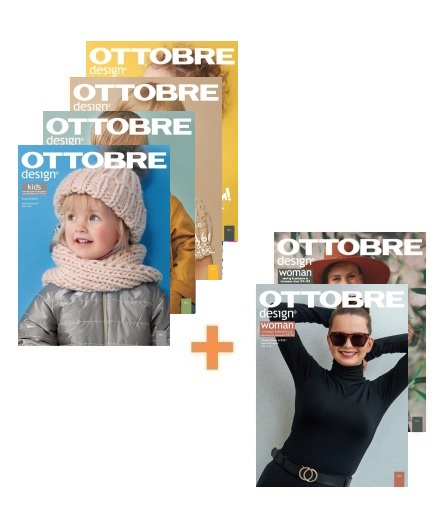 Обложка подписки на Комплект журналов OTTOBRE design за 2021 год